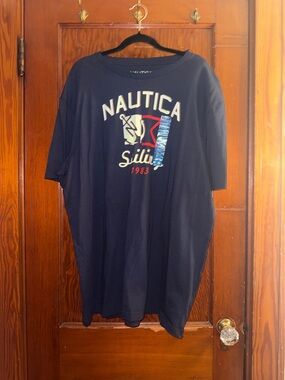 Nautica Sailing 1983 Tee XXL NWT Navy Graphic Shirt